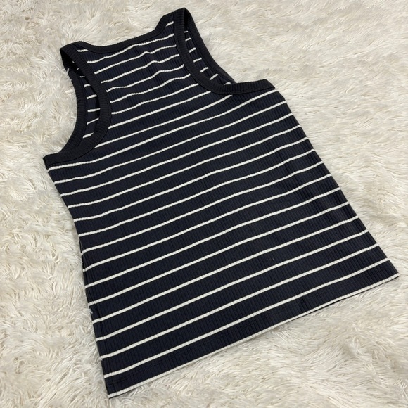 GAP High Neck Ribbed Tank Top Woman’s Large NWOT - Picture 8 of 11